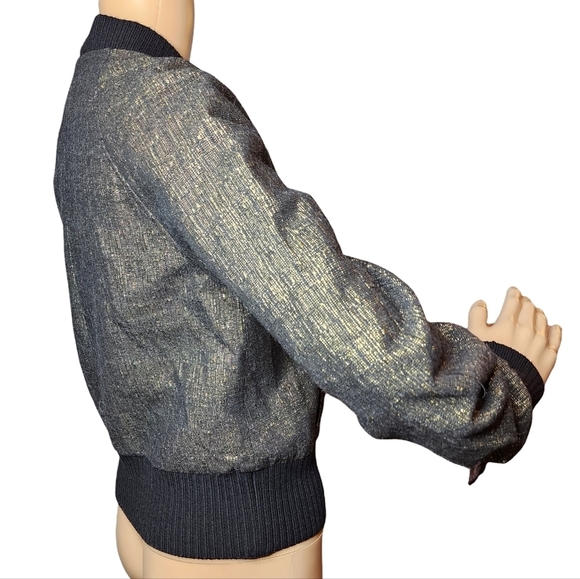 Armani Exchange wool blend gold metallic jacket - Picture 8 of 17